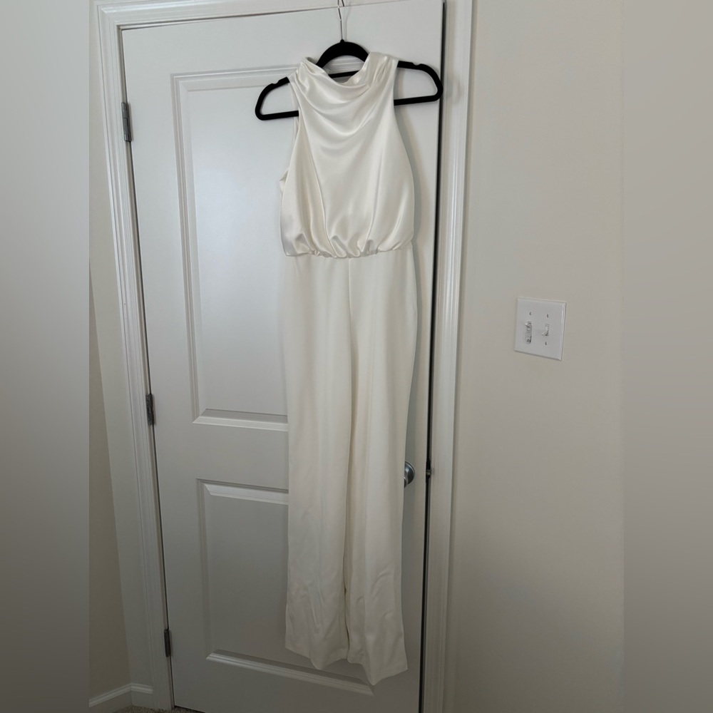 Bridal White Jumpsuit